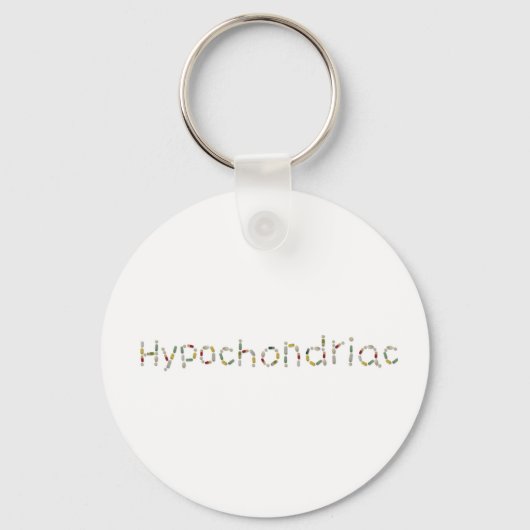 hypochonder sleutelhanger (Voorkant)