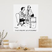 Hypochondriac Cartoon 3104 Poster (Keuken)