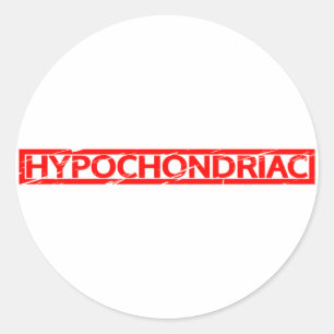 Hypochondriac Stamp Ronde Sticker