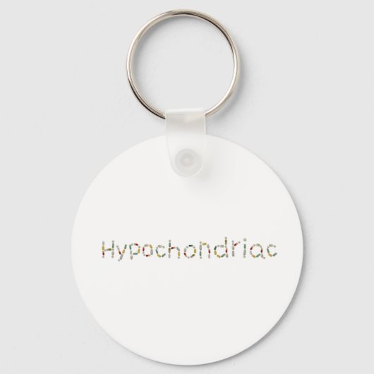 hypochondriak sleutelhanger (Voorkant)