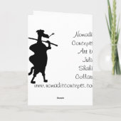 hypochondrische kameel kaart (Achterkant)