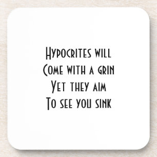 Hypocrites Bier Onderzetter
