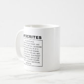 Hypocrites Koffiemok (Voorkant links)