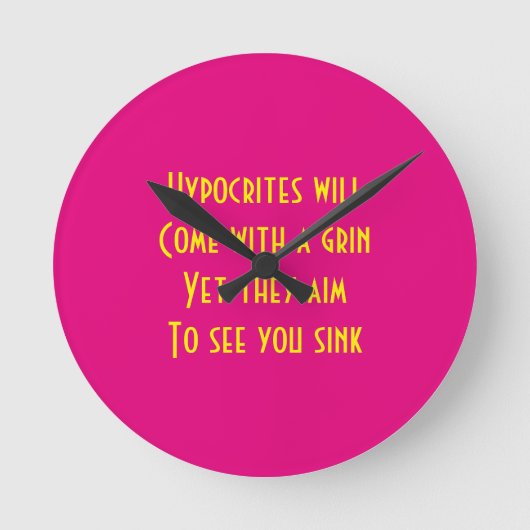 Hypocrites Ronde Klok (Voorkant)