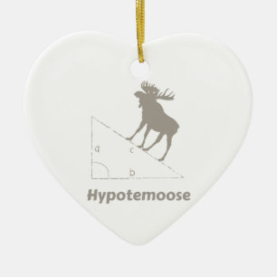 Hypotemoose Wiskunde Geek Keramisch Ornament
