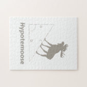 Hypotemoose Wiskunde Geek Legpuzzel (Horizontaal)