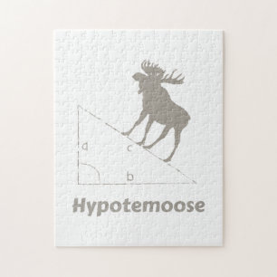 Hypotemoose Wiskunde Geek Legpuzzel