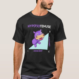 Hypotenuse Hippotenuse Wiskunde T-shirt