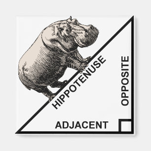 Hypoténuse Hypoténuse Aimant de géométrie de maths