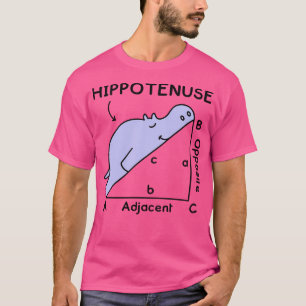 Hypotenuse Wiskunde Pun T-shirt