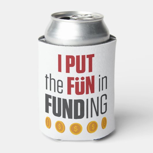 Hypothecaire makelaar Lening I Pun Fun in financie Blikjeskoeler (Blikje Voorkant)