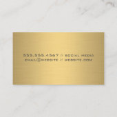 Hypotheek Sky Scraper Building Icon Visitekaartje (Achterkant)