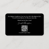 Hypothèque carte de visite, Immobilier, Assurance (Dos)