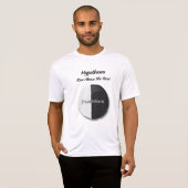 "Hypotheses: Rise above the rest: motivational T-shirt (Voorkant volledig)