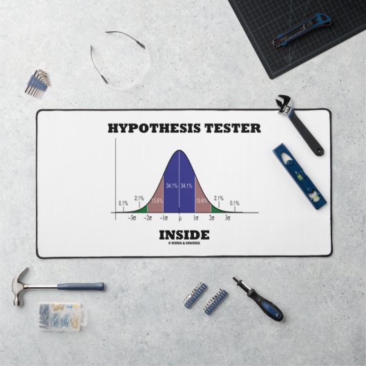 Hypothesetestester in Humor Stats Bureaumat (Werkstation)