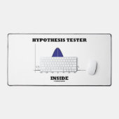 Hypothesetestester in Humor Stats Bureaumat (Keyboard & Muis)