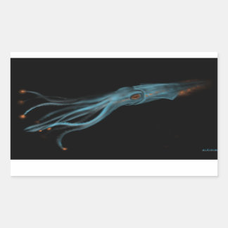 Hypothetische Sticker van pijlinktvissen