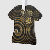 Hypsis Abstract Art AcrylShirt Ornament (voorkant)