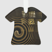 Hypsis Abstract Art AcrylShirt Ornament (achterkant)