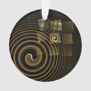 Hypsis Abstracte Art Acrylcirkel Ornament