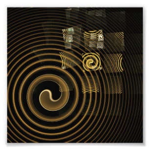 Hypsis Abstracte Art Foto afdrukken Afdruk