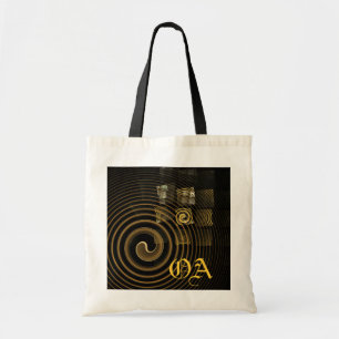 Hypsis Abstracte Art Monogram Bag Tote Bag