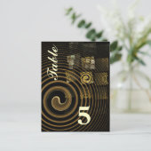 Hypsis Tabel Aantal Briefkaarten (Staand voorkant)