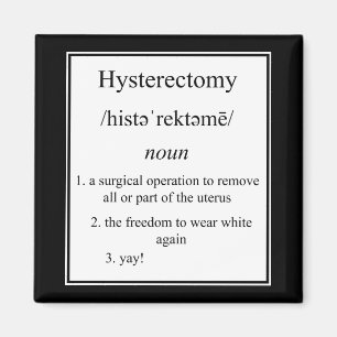 Hysterectomie definitie magneet