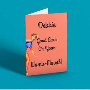 Hysterectomie Good Luck Funny  Kaart