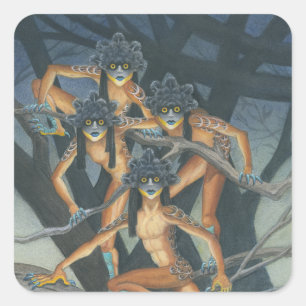 Hyter Sprites Vierkante Sticker