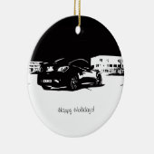 Hyundai Genesis Coupe Rear Uitzicht Keramisch Ornament (Rechts)