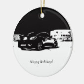 Hyundai Genesis Coupe Rear Uitzicht Keramisch Ornament (Links)