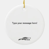 Hyundai Genesis Coupe Rear Uitzicht Keramisch Ornament (Achterkant)