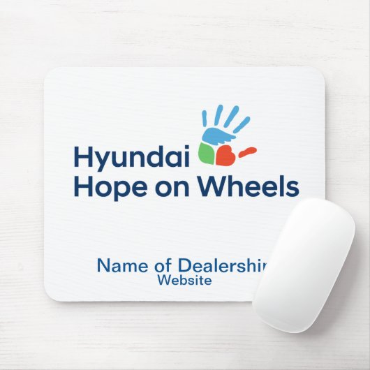Hyundai Hope On Wheels Customizable Mousepad Muismat (Met muis)