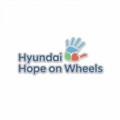 Hyundai Hope on Wheels Extra Large Sticker (Devant)