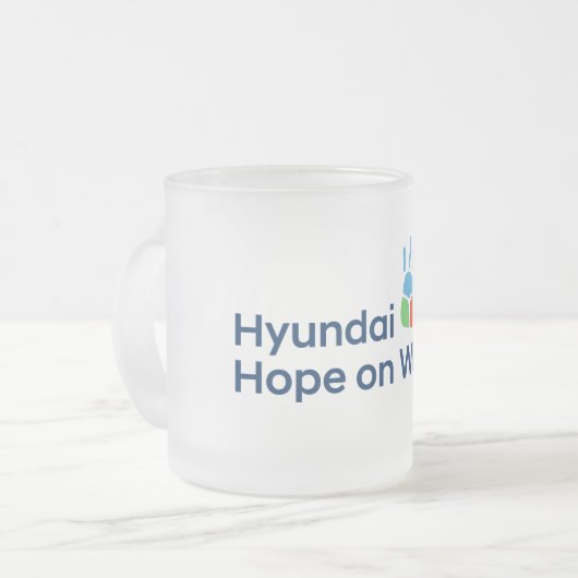 Hyundai Hope on Wheels Frosted Coffee Mug (Devant gauche)