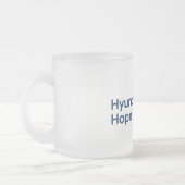 Hyundai Hope on Wheels Frosted Coffee Mug (Gauche)