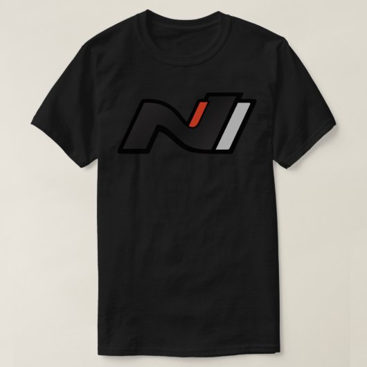 Hyundai N Performance Logo Dark Sticker T-shirt (Design voorkant)
