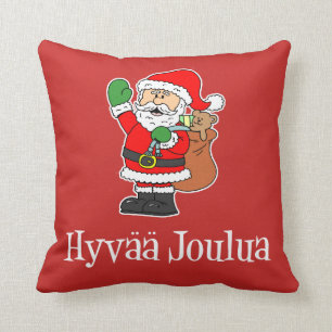 Hyvaa Joulua Fins kerstkerstkerstkerstSierkussen Kussen