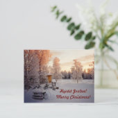 Hyvää Joulua! Vrolijke Kerstmis! Feestdagenkaart (Staand voorkant)