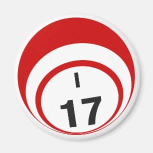 I17 bingo ball fridge magnet magneet