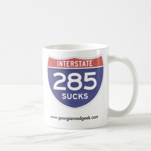 I285 SUCKS Coffee Cup Koffiemok (Rechts)