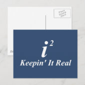 i2 Keepin' It Real Briefkaart (Voorkant / Achterkant)