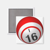 I 16 aimant de bingo (Recto/Verso)