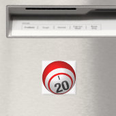 I 20 bingobalmagneet magneet (Insitu (Vaatwasser))
