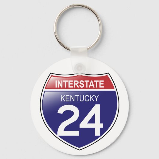 I-24 Kentucky Sleutelhanger (Voorkant)