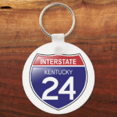 I-24 Kentucky Sleutelhanger (Voorkant)