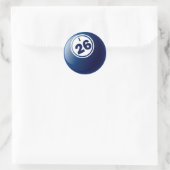 I 26 BINGO BALL RONDE STICKER (Tas)