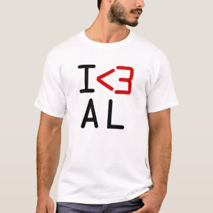 I < 3 AL T-SHIRT