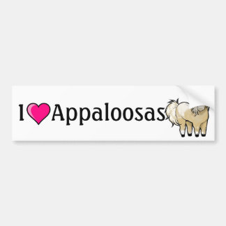 I <3 Appaloosas Bumperstickers